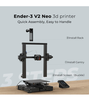 پرینتر سه بعدی کریلیتی مدل Ender 3 V2 Neo برند Creality