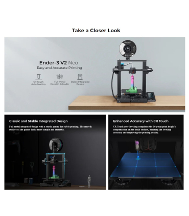پرینتر سه بعدی کریلیتی مدل Ender 3 V2 Neo برند Creality