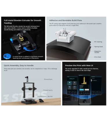 پرینتر سه بعدی کریلیتی مدل Ender 3 V2 Neo برند Creality