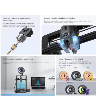 پرینتر سه بعدی کریلیتی مدل Ender 3 V3 KE برند Creality