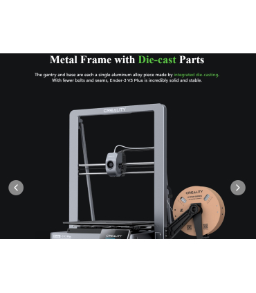 پرینتر سه بعدی کریلیتی مدل Ender 3 V3 Plus برند Creality