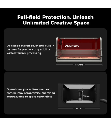 لیزر برش و حکاکی مدل Falcon2 Pro Enclosed برند Creality