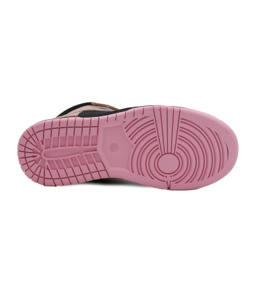 کفش کتانی ساقدار تیوکید طرح ایرجوردن صورتی Tiyookid Air Jordan Shoe 12651 