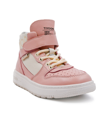 کفش کتانی ساقدار دخترانه تیوکید طرح ایرجوردن Tiyookid girls' high-top sneakers with Air Jordan