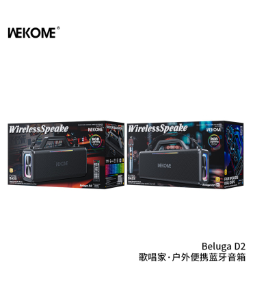 اسپیکر بلوتوثی ویکام 180 واتی مدل Beluga D2 برند wekome