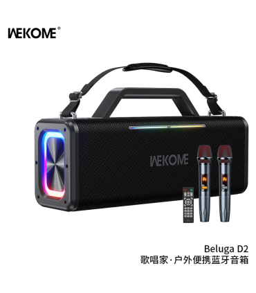اسپیکر بلوتوثی ویکام 180 واتی مدل Beluga D2 برند wekome