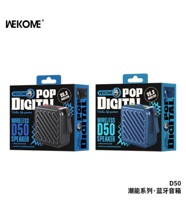 اسپیکر بلوتوثی ویکام 5 واتی مدل D50 برند wekome