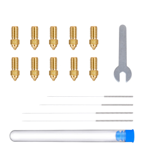 کیت نازل پرینتر سه بعدی سری سایز الگو مدل Multi-Size Brass Nozzle Kit for Neptune 4- 4 Pro برند Elegoo