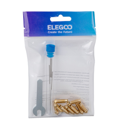 کیت نازل پرینتر سه بعدی سری سایز الگو مدل Multi-Size Brass Nozzle Kit for Neptune 4 Plus- 4 Max برند Elegoo