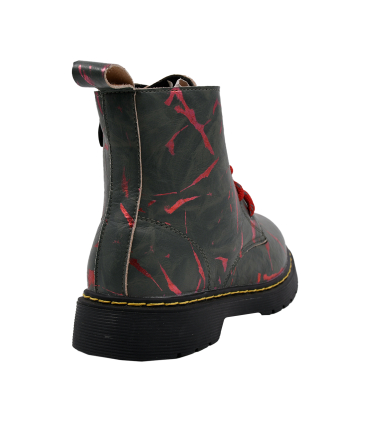 نیم بوت چرم مشکی نومینو زیپی Nominoo leather ankle boots