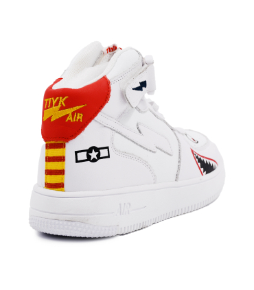کفش ساقدار کتانی تیوکید Tiyookid Leather Sneakers