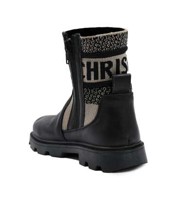 بوت تیوکید مدل دیور چرمی Tiyookid Dior Leather Ankle Boots