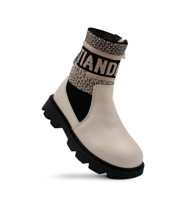 بوت چرمی تیوکید مدل دیور Tiyookid Dior Leather Ankle Boots