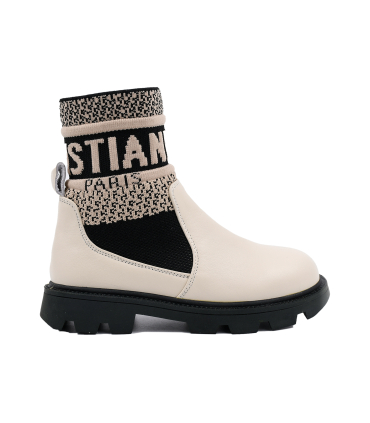 بوت چرمی تیوکید مدل دیور Tiyookid Dior Leather Ankle Boots