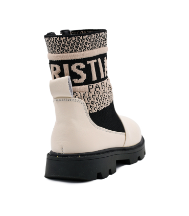 بوت چرمی تیوکید مدل دیور Tiyookid Dior Leather Ankle Boots