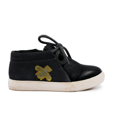 کفش مشکی  بچه گانه تیوکید زیپی Tiyookid Children's shoes 