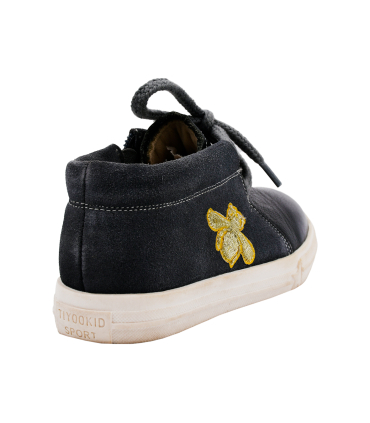 کفش مشکی  بچه گانه تیوکید زیپی Tiyookid Children's shoes 