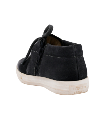 کفش مشکی  بچه گانه تیوکید زیپی Tiyookid Children's shoes 