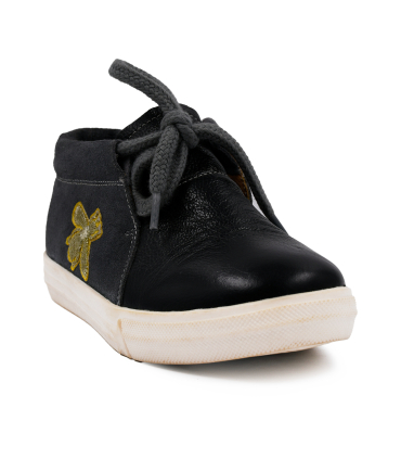 کفش مشکی  بچه گانه تیوکید زیپی Tiyookid Children's shoes 