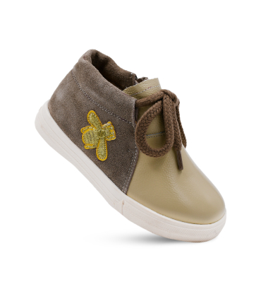 کفش قهوه ای  بچه گانه تیوکید زیپی Tiyookid Children's shoes