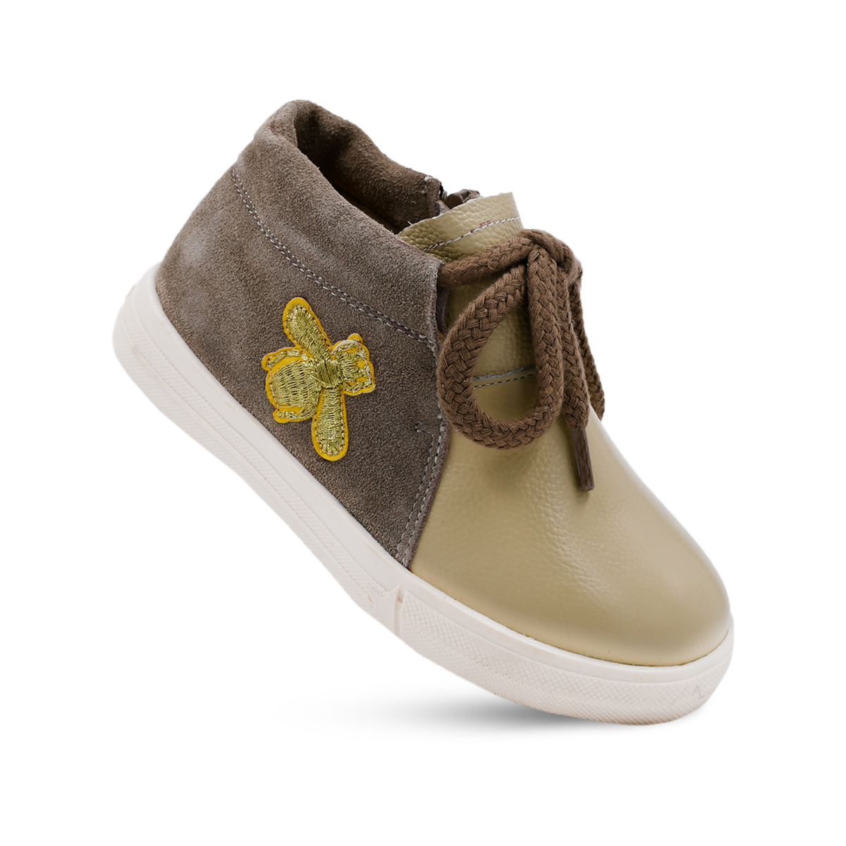 کفش قهوه ای  بچه گانه تیوکید زیپی Tiyookid Children's shoes