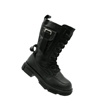 بوت چرم دخترانه تیوکید زیپیTiyookid Girl's leather boots 