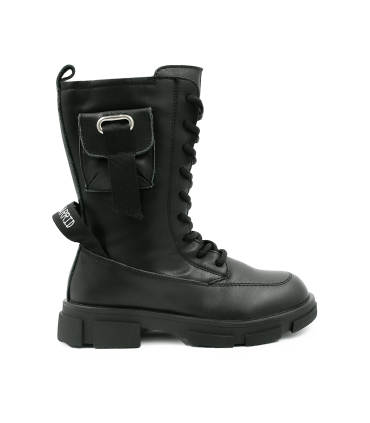 بوت چرم دخترانه تیوکید زیپیTiyookid Girl's leather boots 