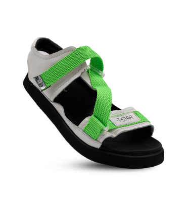 صندل بچه گانه سبز نومینو زیگزاگی Nominoo green zigzag sandal