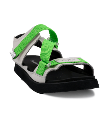 صندل بچه گانه سبز نومینو زیگزاگی Nominoo green zigzag sandal