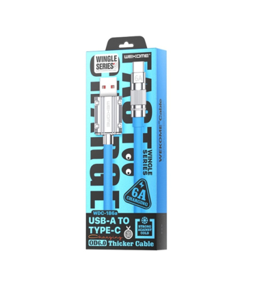 کابل شارژ لایتنینگ ویکام مدل WDC-186i برند WEKOME 