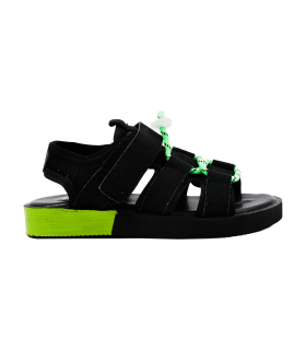 صندل راحتی نومینو مدل چسبی و بندی رنگ سبز Nominoo sandal