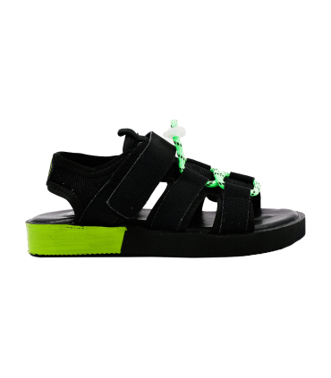 صندل راحتی نومینو مدل چسبی و بندی رنگ سبز Nominoo sandal