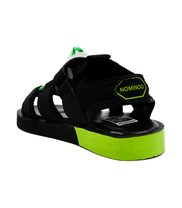 صندل راحتی نومینو مدل چسبی و بندی رنگ سبز Nominoo sandal