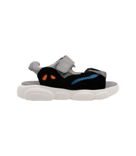 صندل مشکی تیوکید طرح خرسی Tiyookid Black Sandals