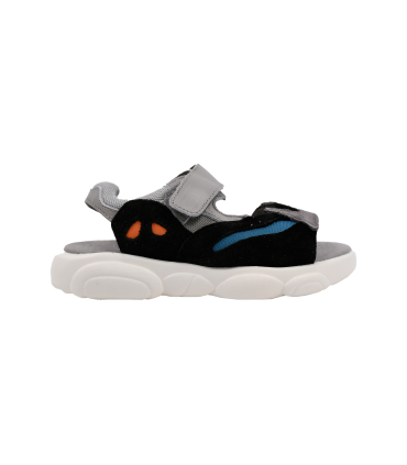 صندل مشکی تیوکید طرح خرسی Tiyookid Black Sandals