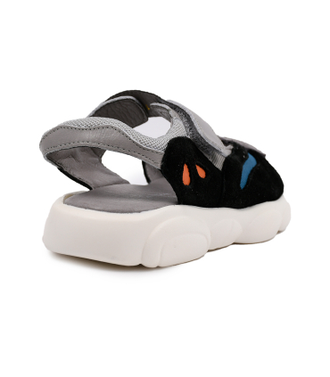 صندل مشکی تیوکید طرح خرسی Tiyookid Black Sandals