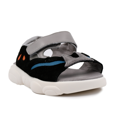 صندل مشکی تیوکید طرح خرسی Tiyookid Black Sandals