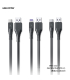 کابل شارژ تایپ سی ویکام مدل WDC-152c برند WEKOME روکش PE+PVC توان 3A طول 1 متر