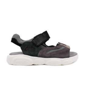 صندل طوسی تیوکید طرح خرسی Tiyookid Gray Sandals