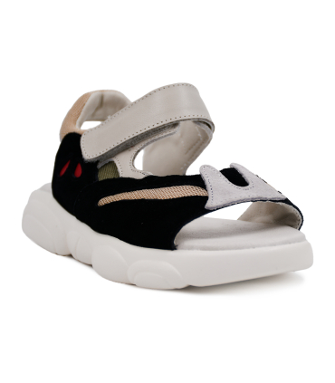 صندل کرمی تیوکید طرح خرسی Tiyookid Cream Sandals