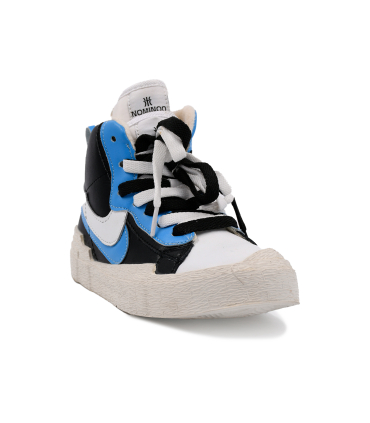 کفش ساقدار آبی نومینو طرح نایک Nominoo blue ankle boots 