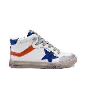 کتانی سفید ساقدار تیوکید بندی Tiyookid white Sneakers