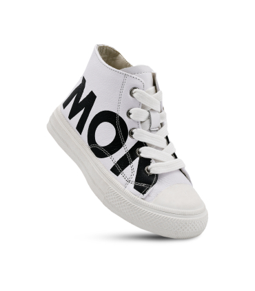 کفش کتانی سفید ساقدار نومینو 2024 Nominoo white sneaker