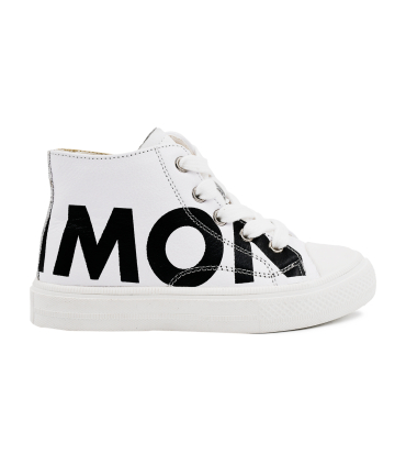 کفش کتانی سفید ساقدار نومینو 2024 Nominoo white sneaker