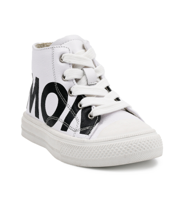 کفش کتانی سفید ساقدار نومینو 2024 Nominoo white sneaker