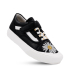 کفش مشکی راحتی تیوکید طرح گلدار بندی Tiyookid casual shoes
