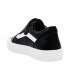 کفش مشکی راحتی تیوکید طرح گلدار بندی Tiyookid casual shoes
