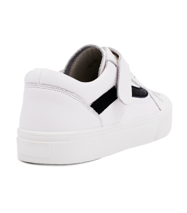 کفش سفید راحتی تیوکید طرح گلدار بندی Tiyookid casual shoes