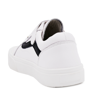 کفش سفید راحتی تیوکید طرح گلدار بندی Tiyookid casual shoes