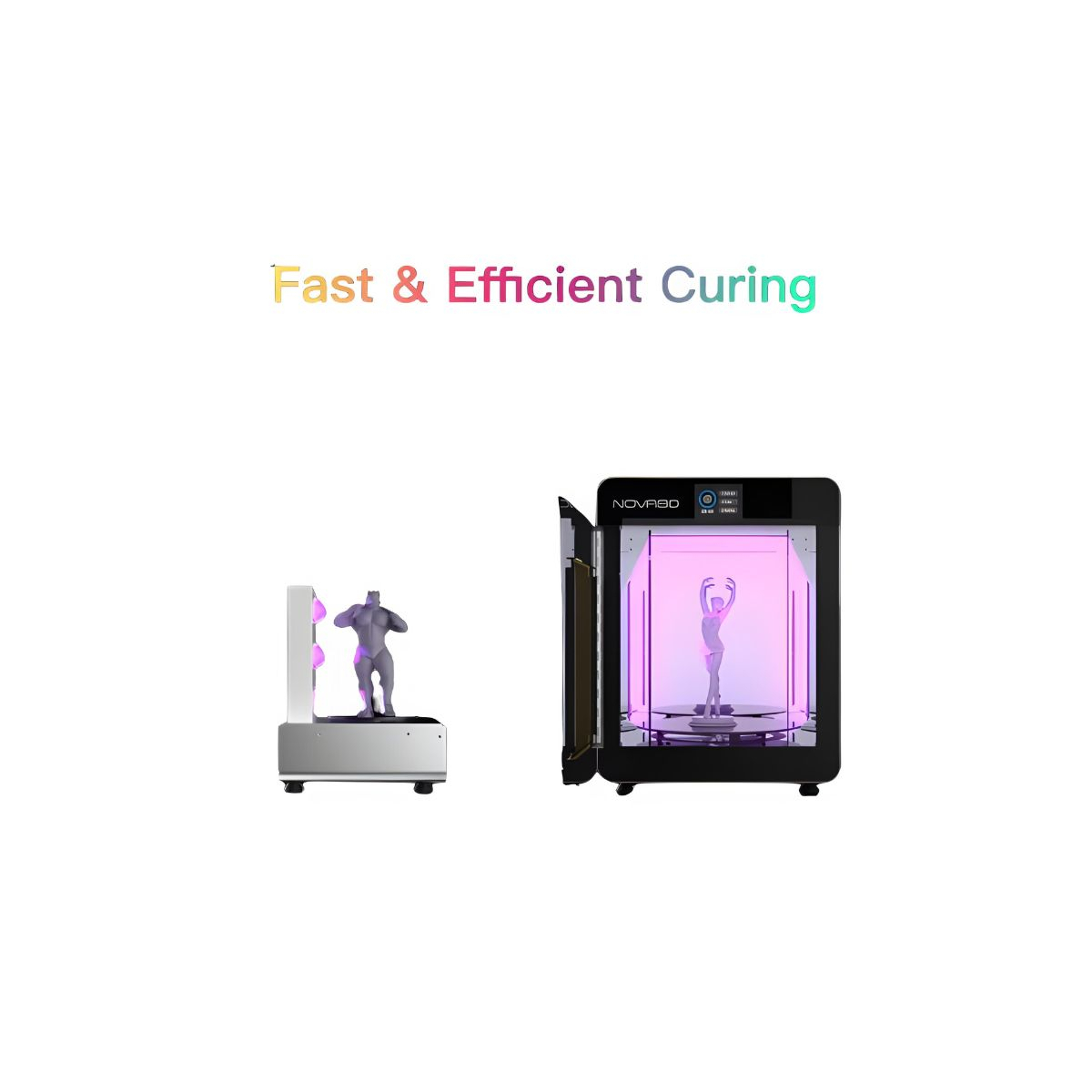دستگاه شست و شو و پخت نوا تری دی مدل FastCure2 برند NOVA3D